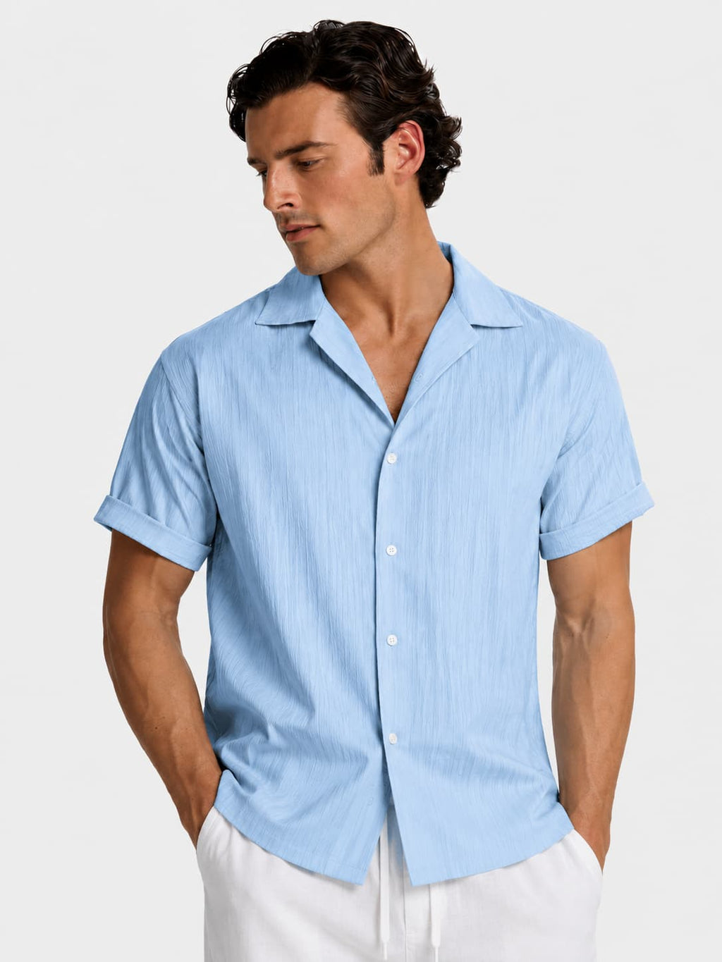 Pantalones Lino Blanco