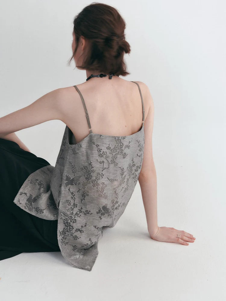 Top camisola con bordado