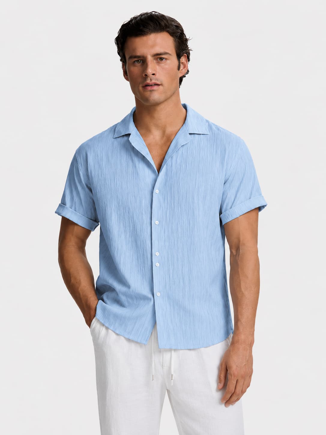 Pantalones Lino Blanco