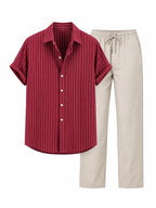 Conjunto de verano rayado
