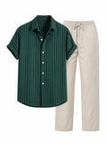 Conjunto de verano rayado