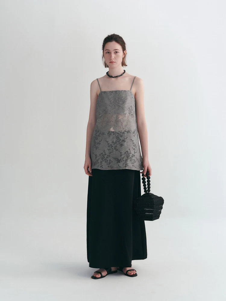 Top camisola con bordado