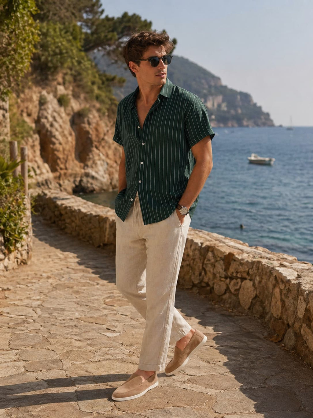 Conjunto de verano rayado