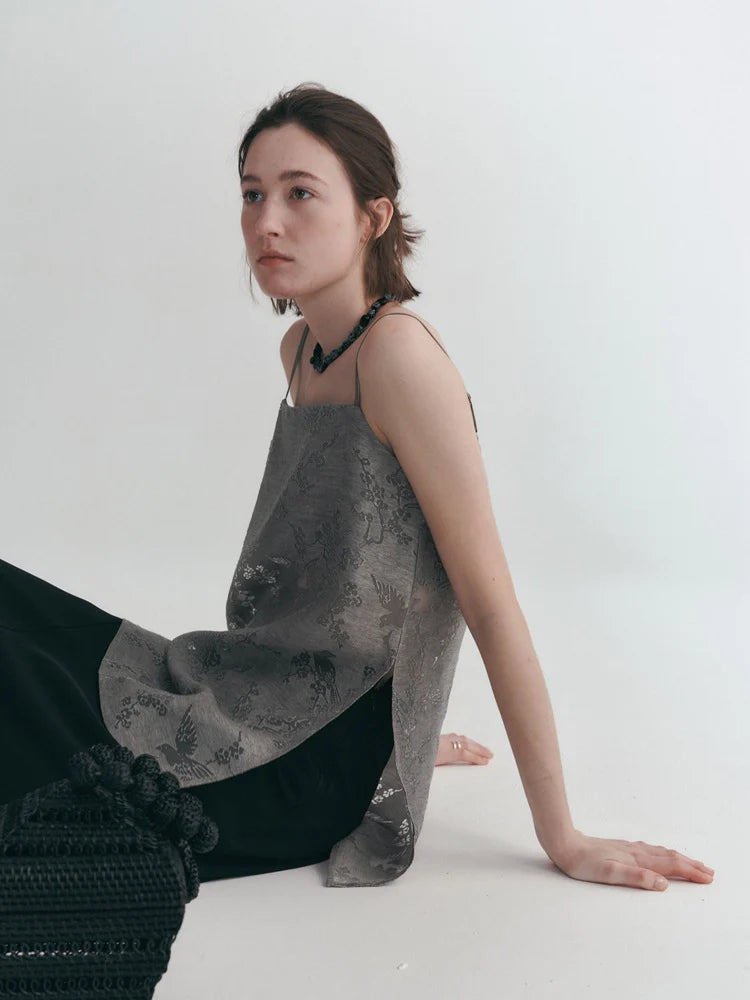 Top camisola con bordado