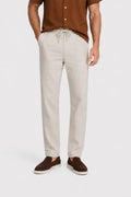 Pantalones Lino Beige