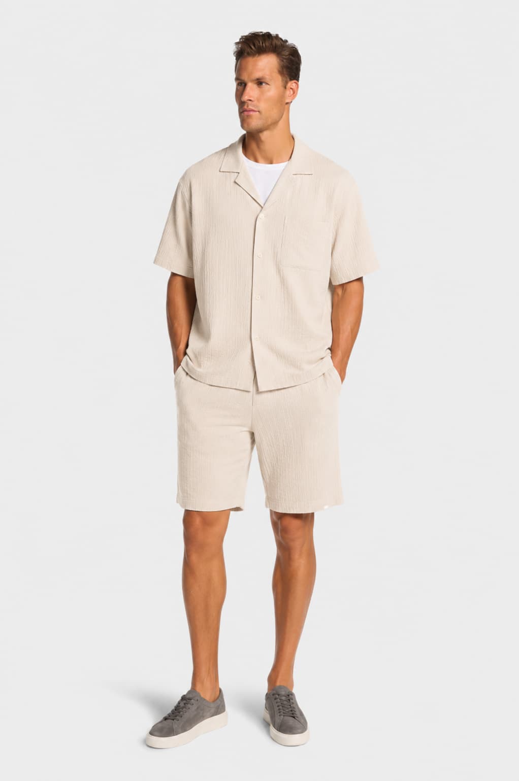 Conjunto Short Mälmo Beige