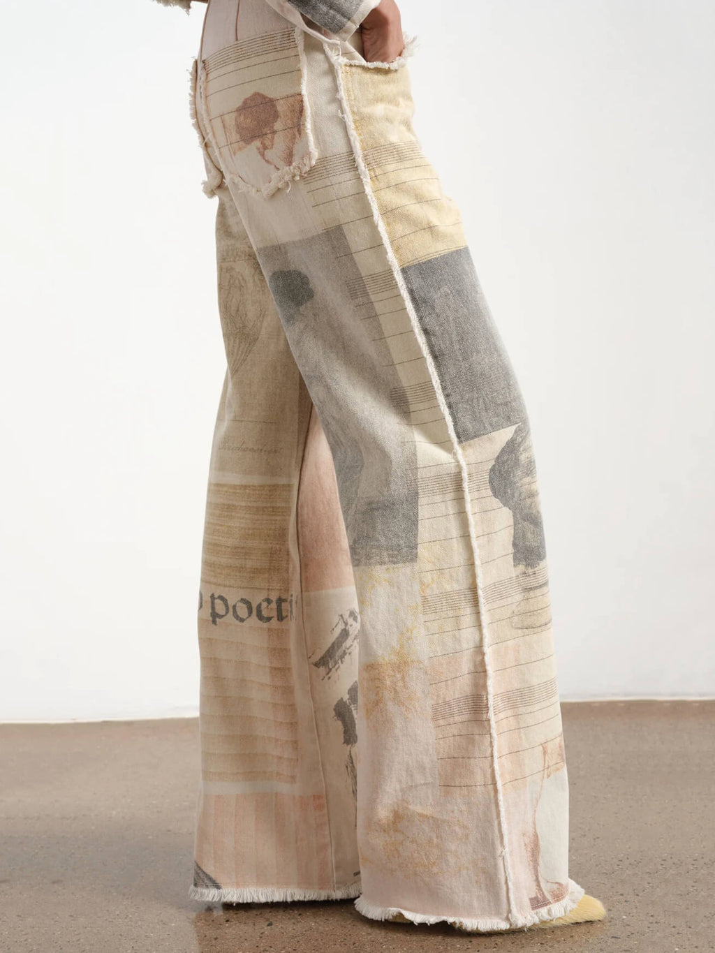 Pantalón esencia de corte ancho
