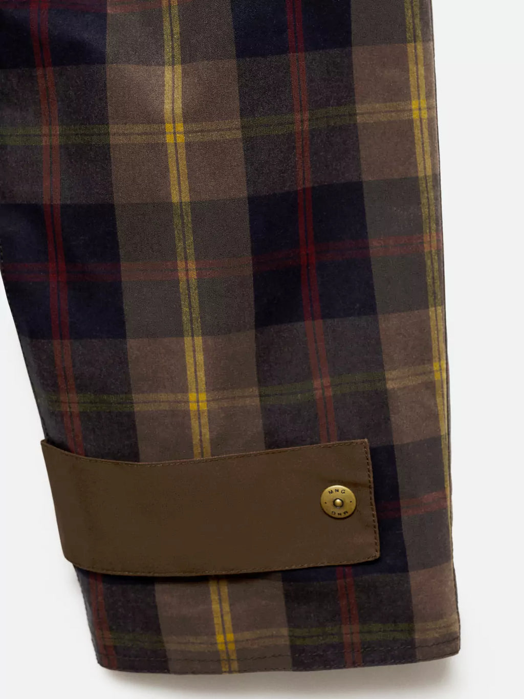 Chaqueta Tartán con Cuello de Pana