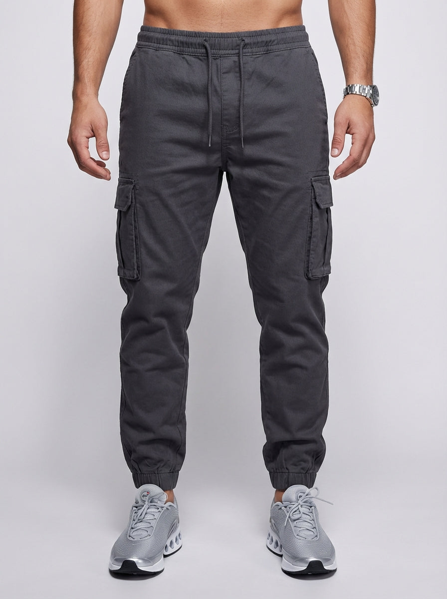 Pantalones Estilo Joggers Gris