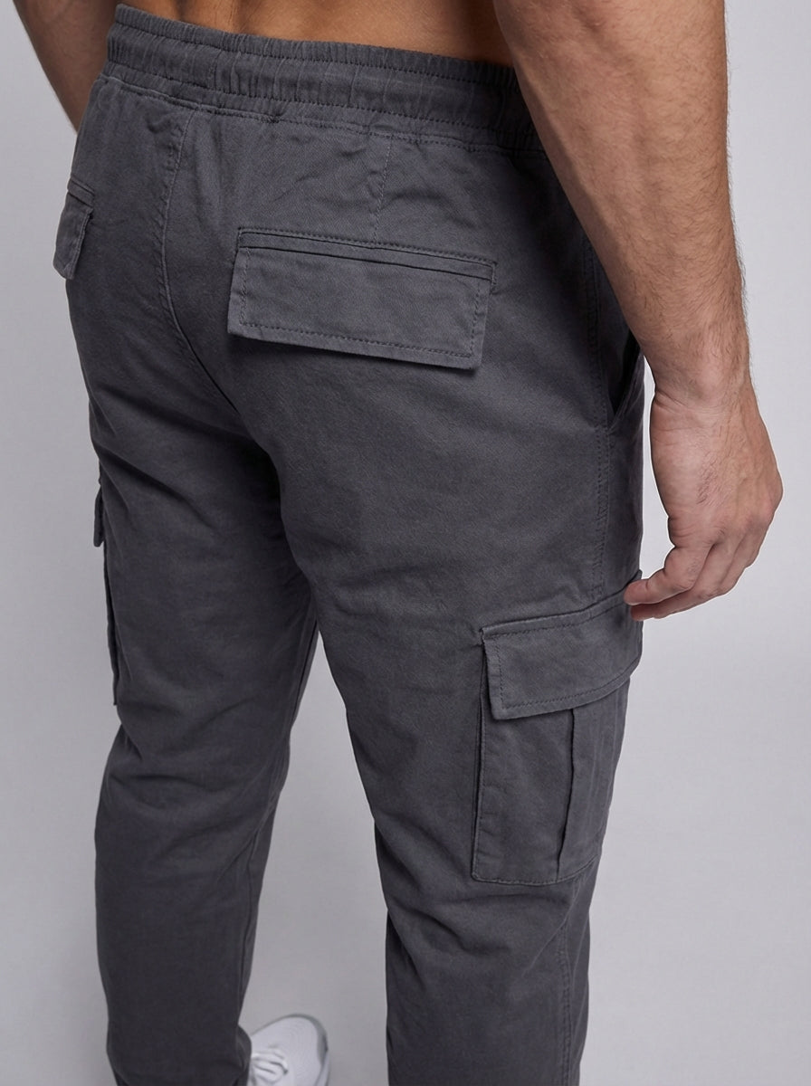Pantalones Estilo Joggers Gris