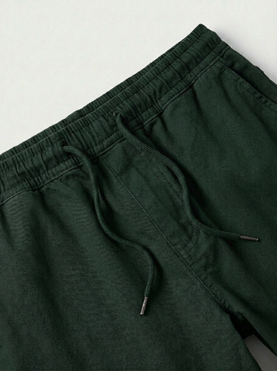 Pantalones estilo Joggers Verde Oscuro