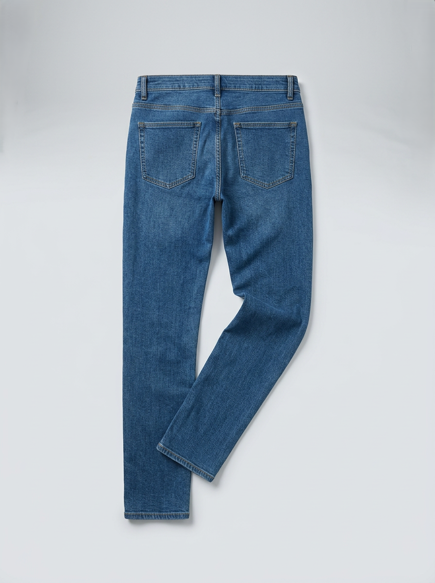 Vaqueros Azules Estilo Denim Primavera