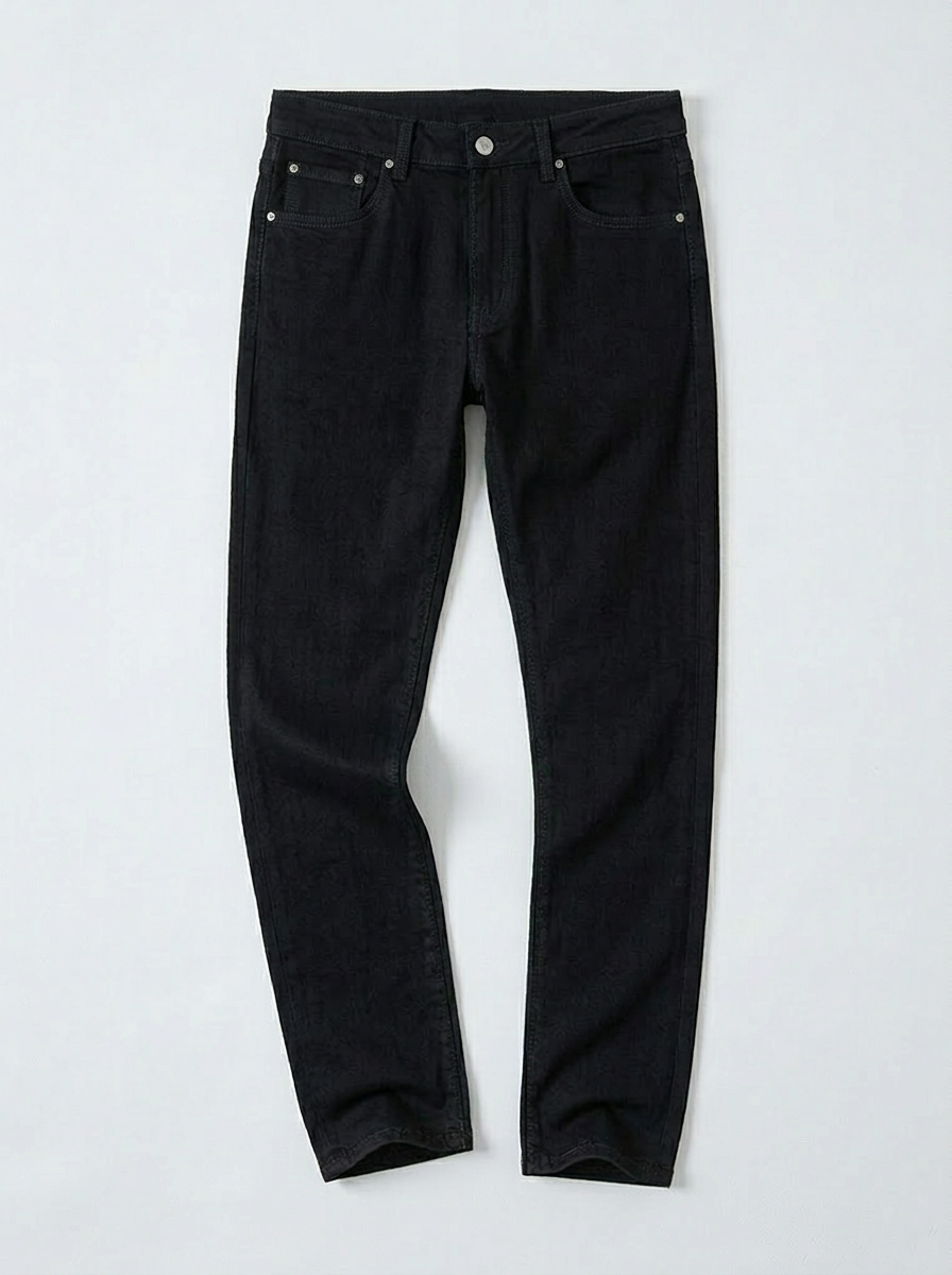 Vaqueros Negros Estilo Denim Primavera