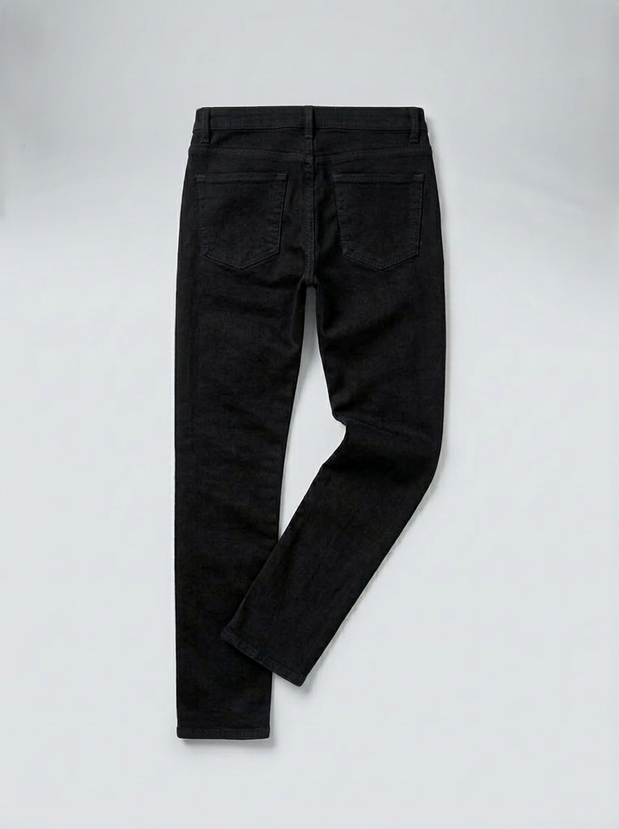 Vaqueros Negros Estilo Denim Primavera