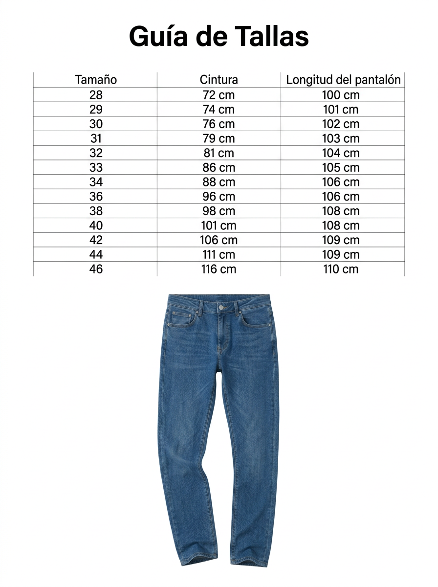 Vaqueros Azules Estilo Denim Primavera