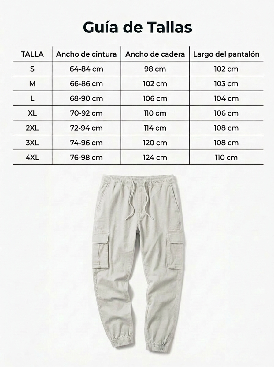 Pantalones estilo Joggers Blancos