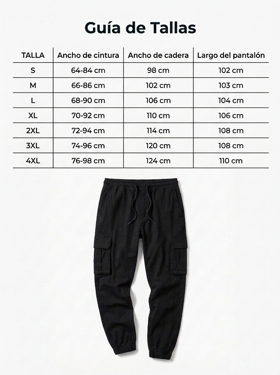 Pantalones estilo Joggers Negros