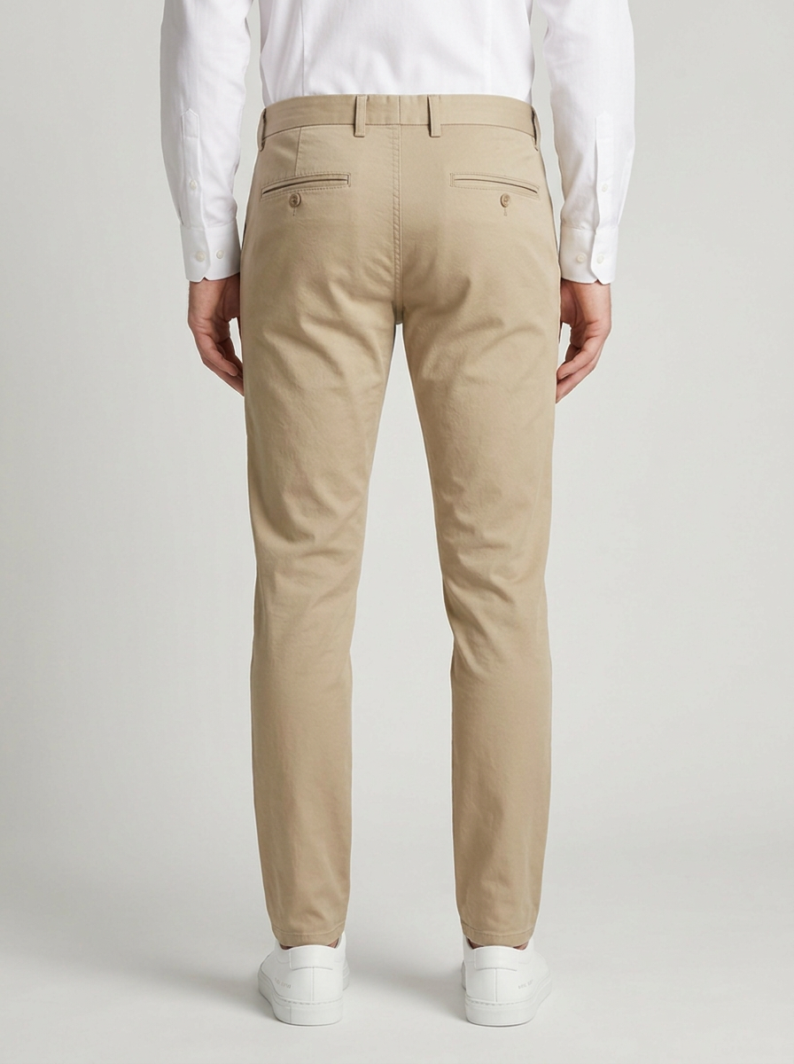 Pantalones Chinos Slim Fit Beige