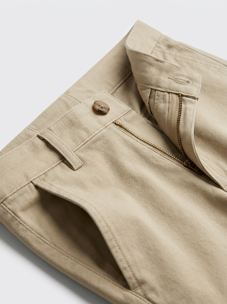 Pantalones Chinos Slim Fit Beige