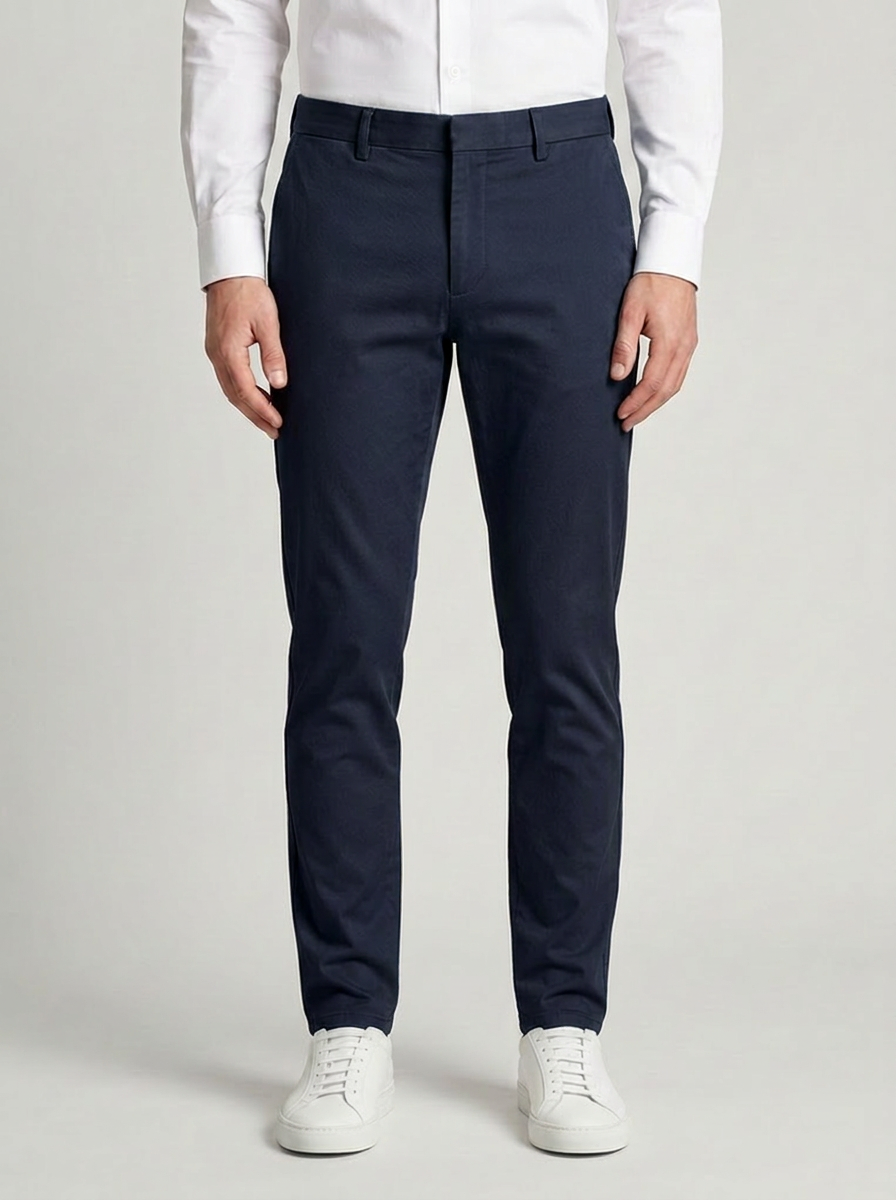 Pantalones Chinos Slim Fit Azul Marino