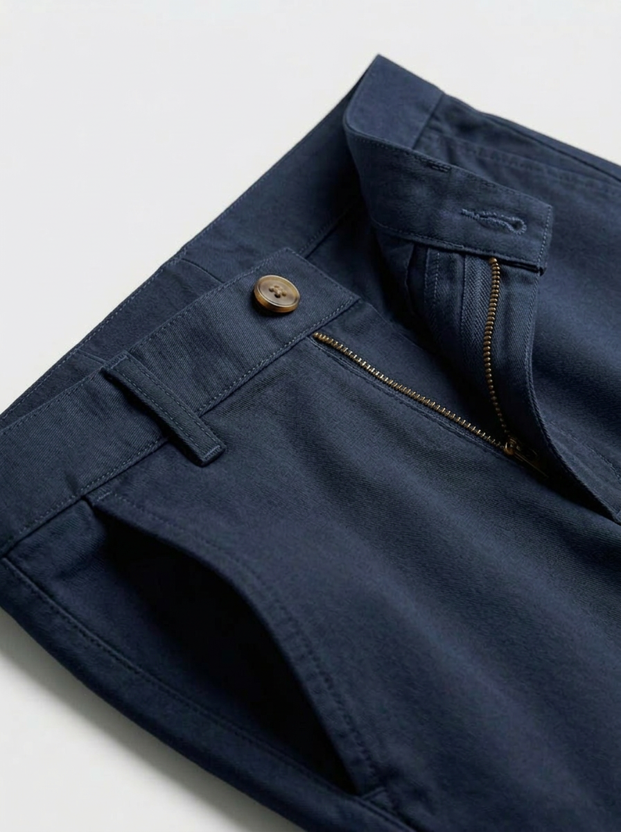 Pantalones Chinos Slim Fit Azul Marino
