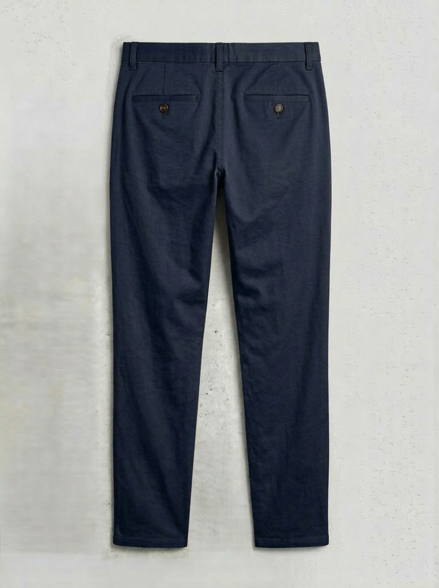 Pantalones Chinos Slim Fit Azul Marino