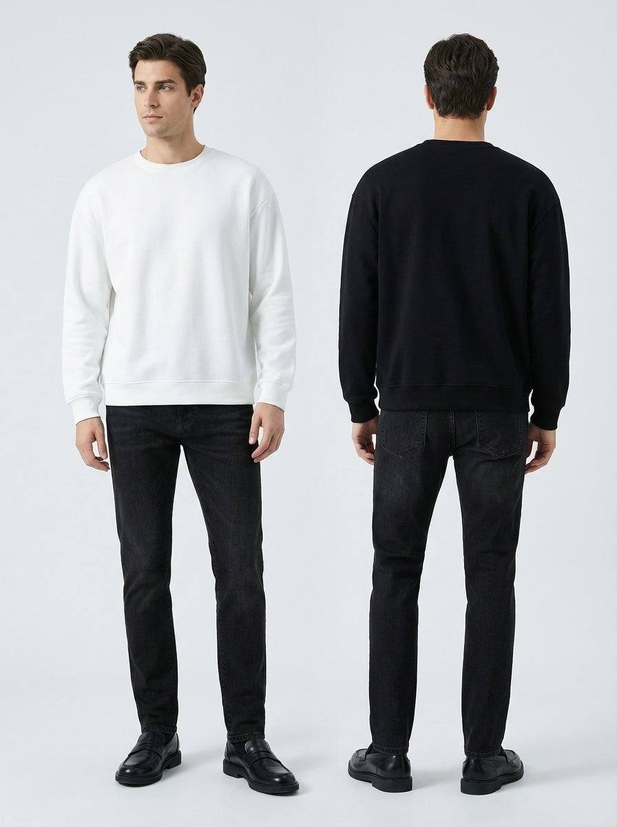 Vaqueros Negros Estilo Denim Primavera