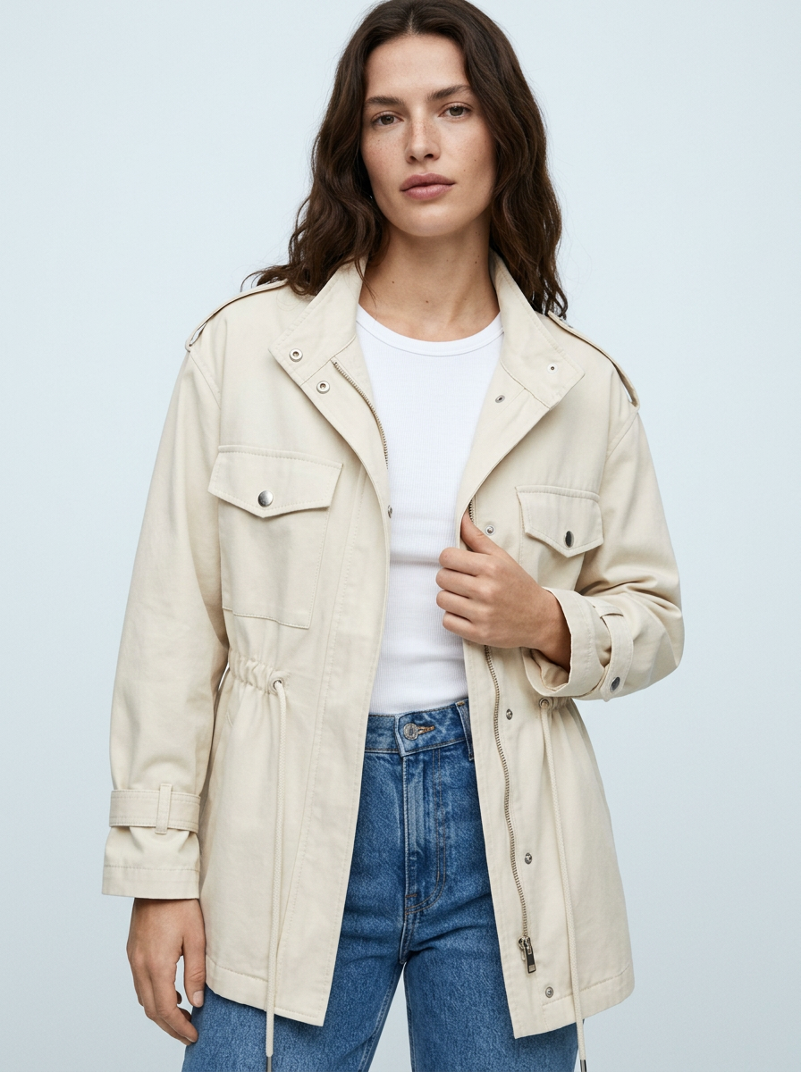 Chaqueta safari primavera