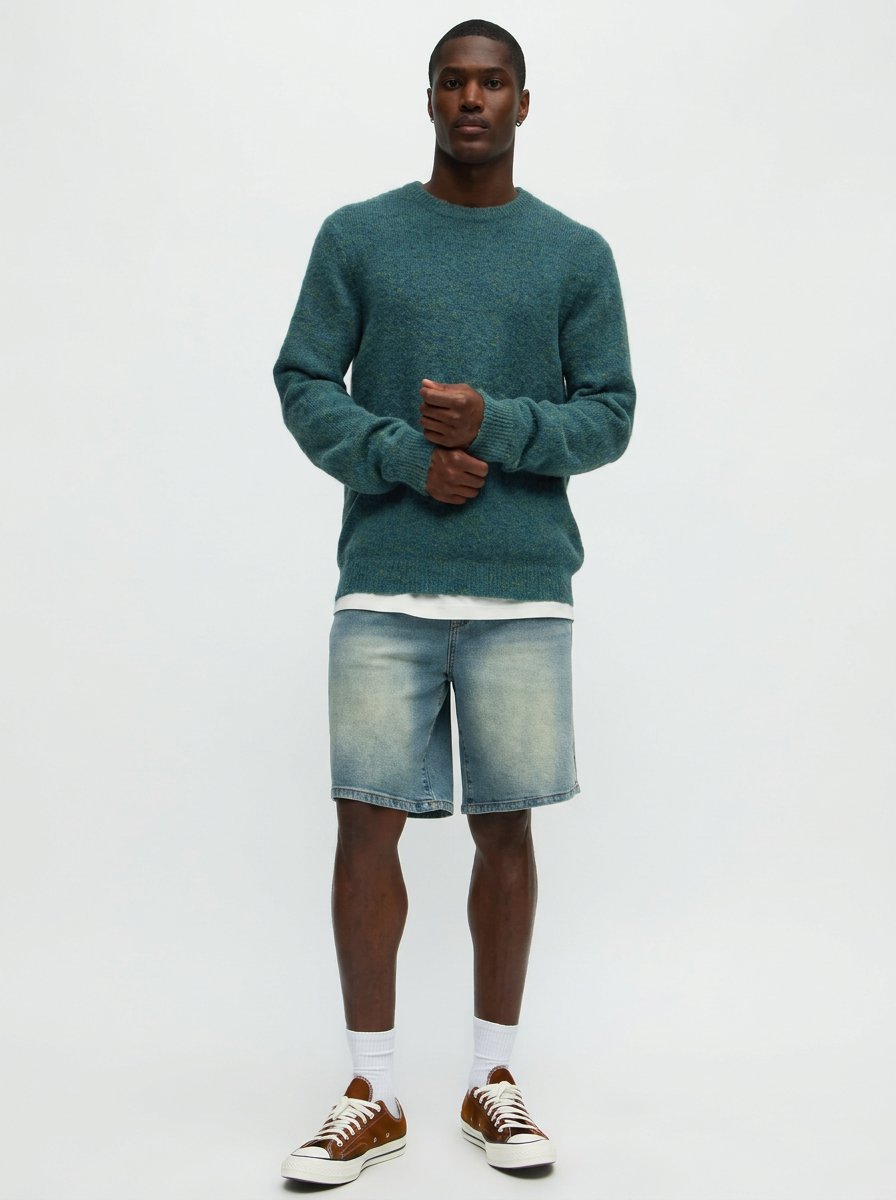 Short de Mezclilla Relaxed Fit