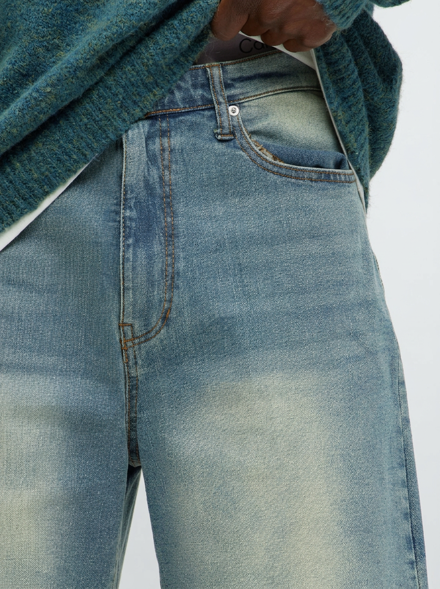 Short de Mezclilla Relaxed Fit