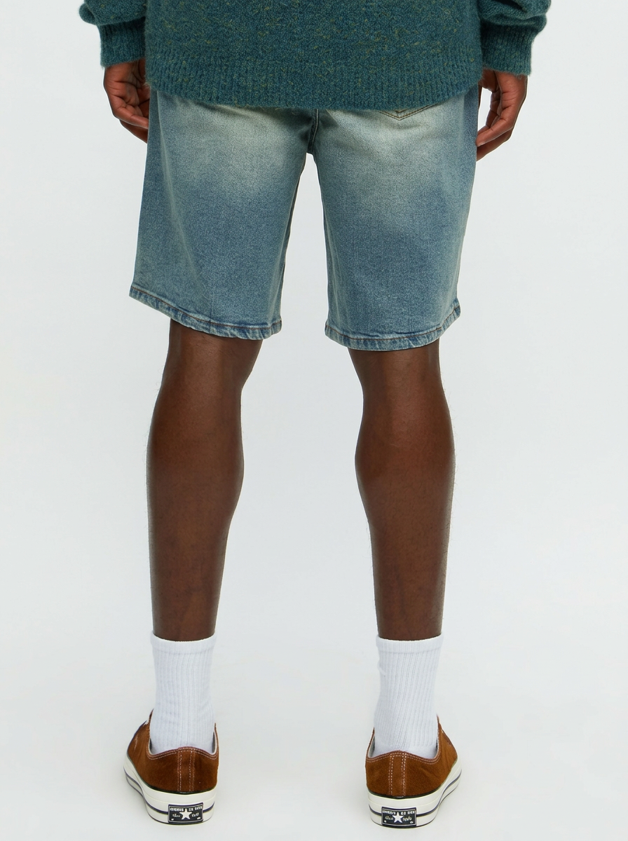 Short de Mezclilla Relaxed Fit