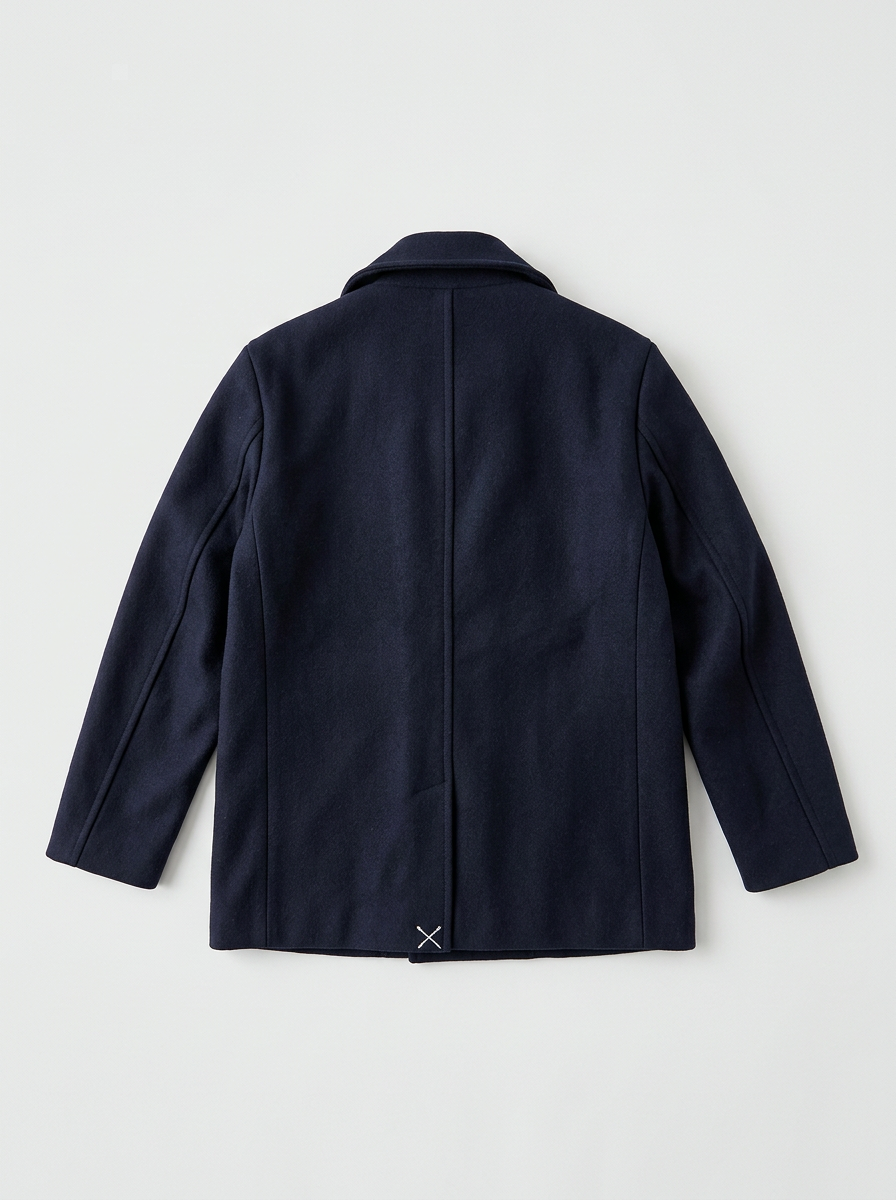 Chaqueta Marinera de Lana Azul Marino
