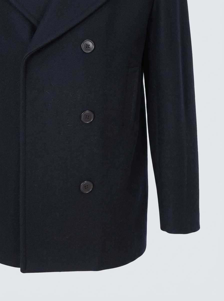 Chaqueta Marinera de Lana Azul Marino
