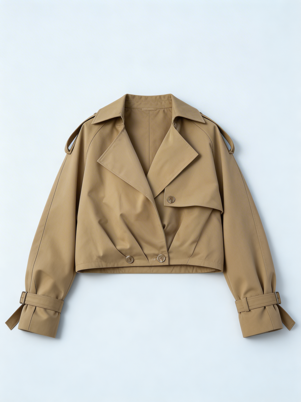 Chaqueta trench corta