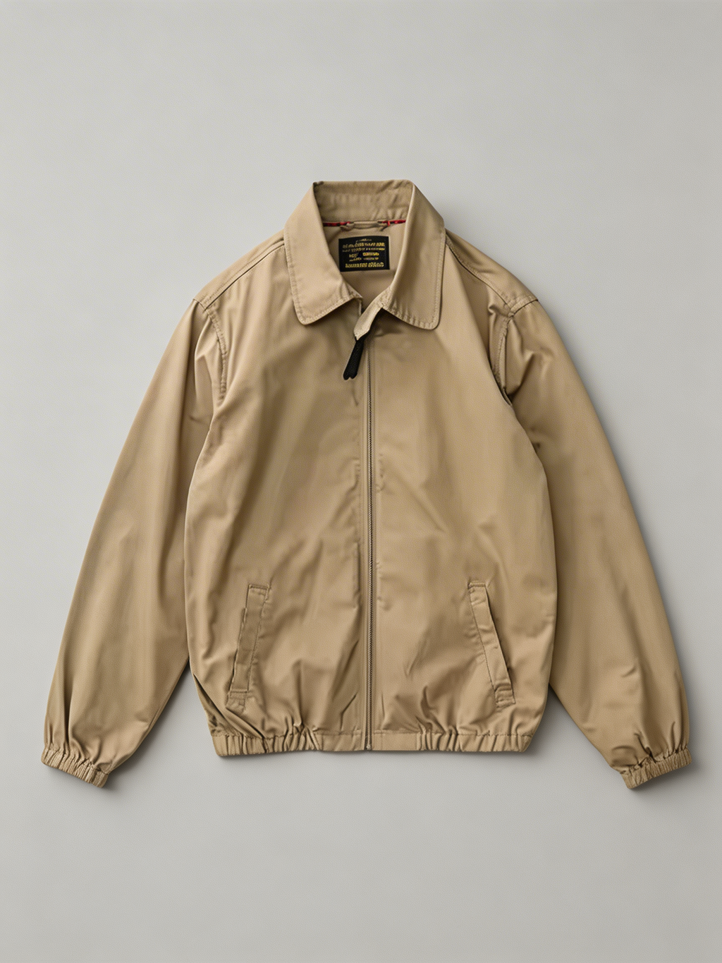 Chaqueta Harrington Beige - Clásico Atemporal
