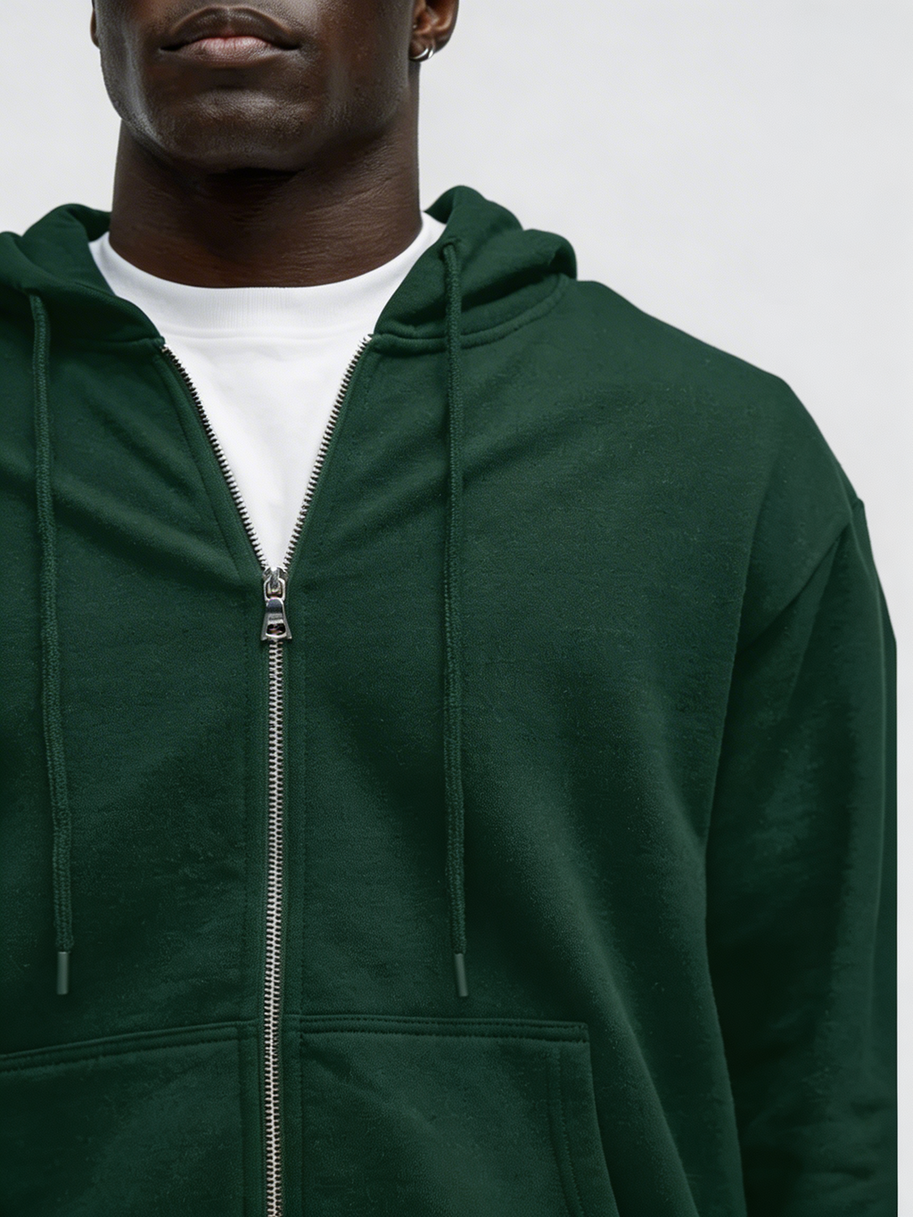 Sudadera Tyson con Cremallera Zip-Up - Verde