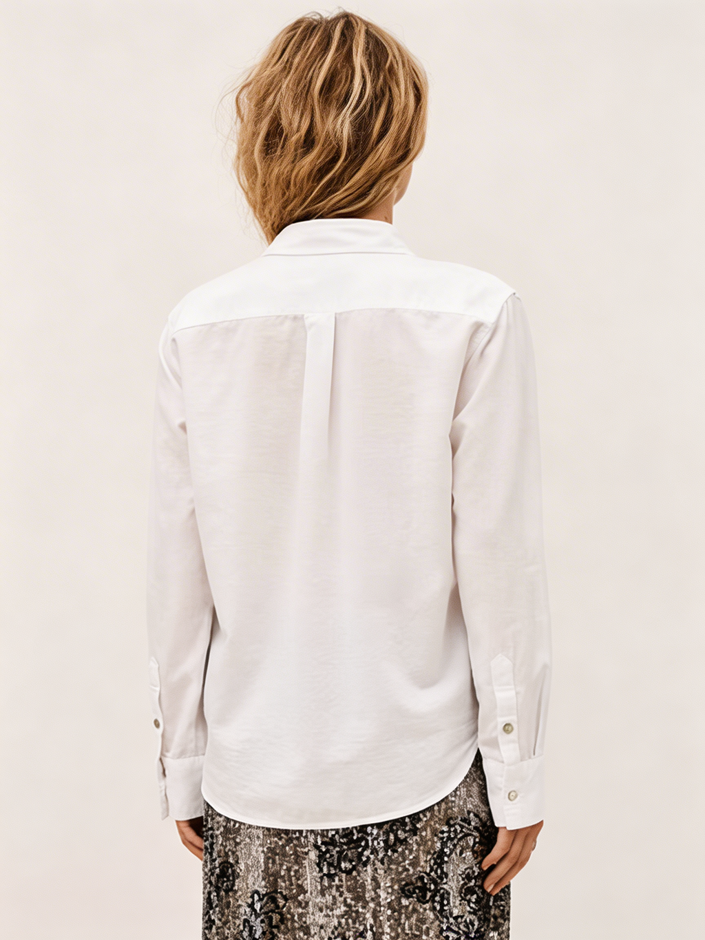 Blusa blanca oversize