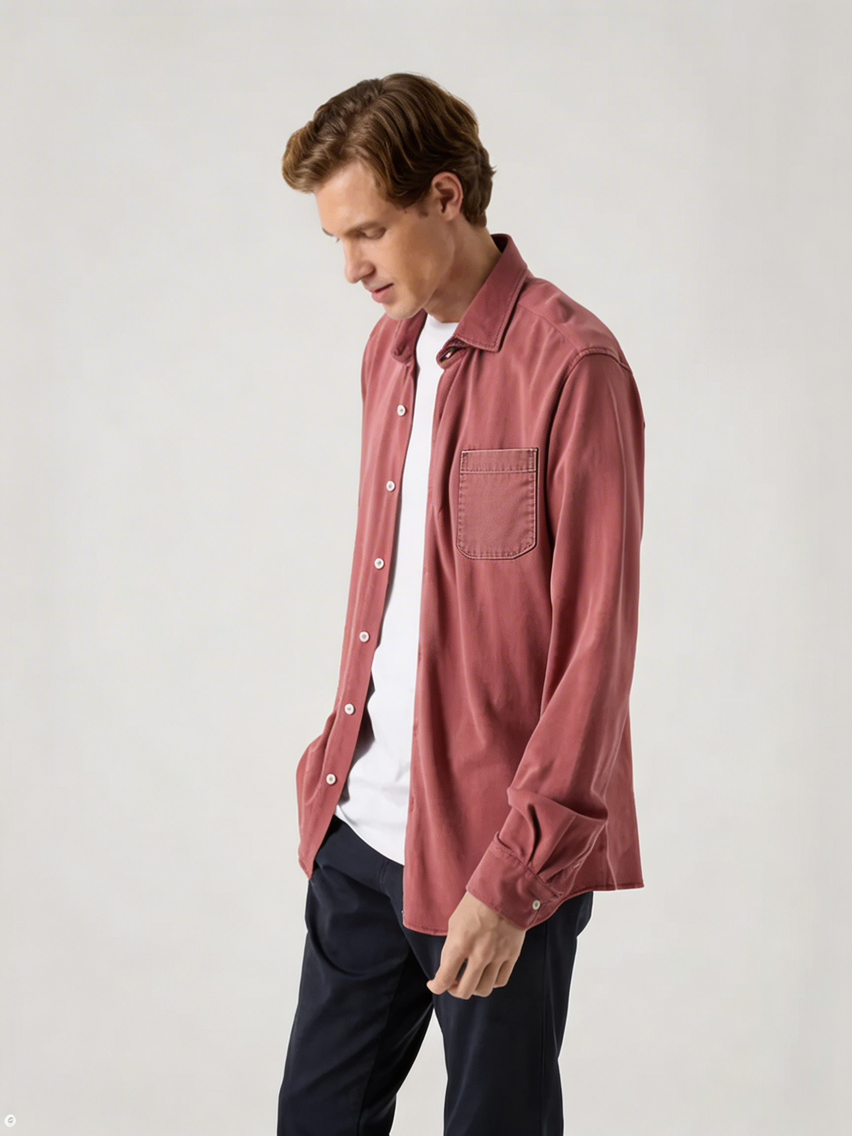 Camisa Joy Pique Burdeos