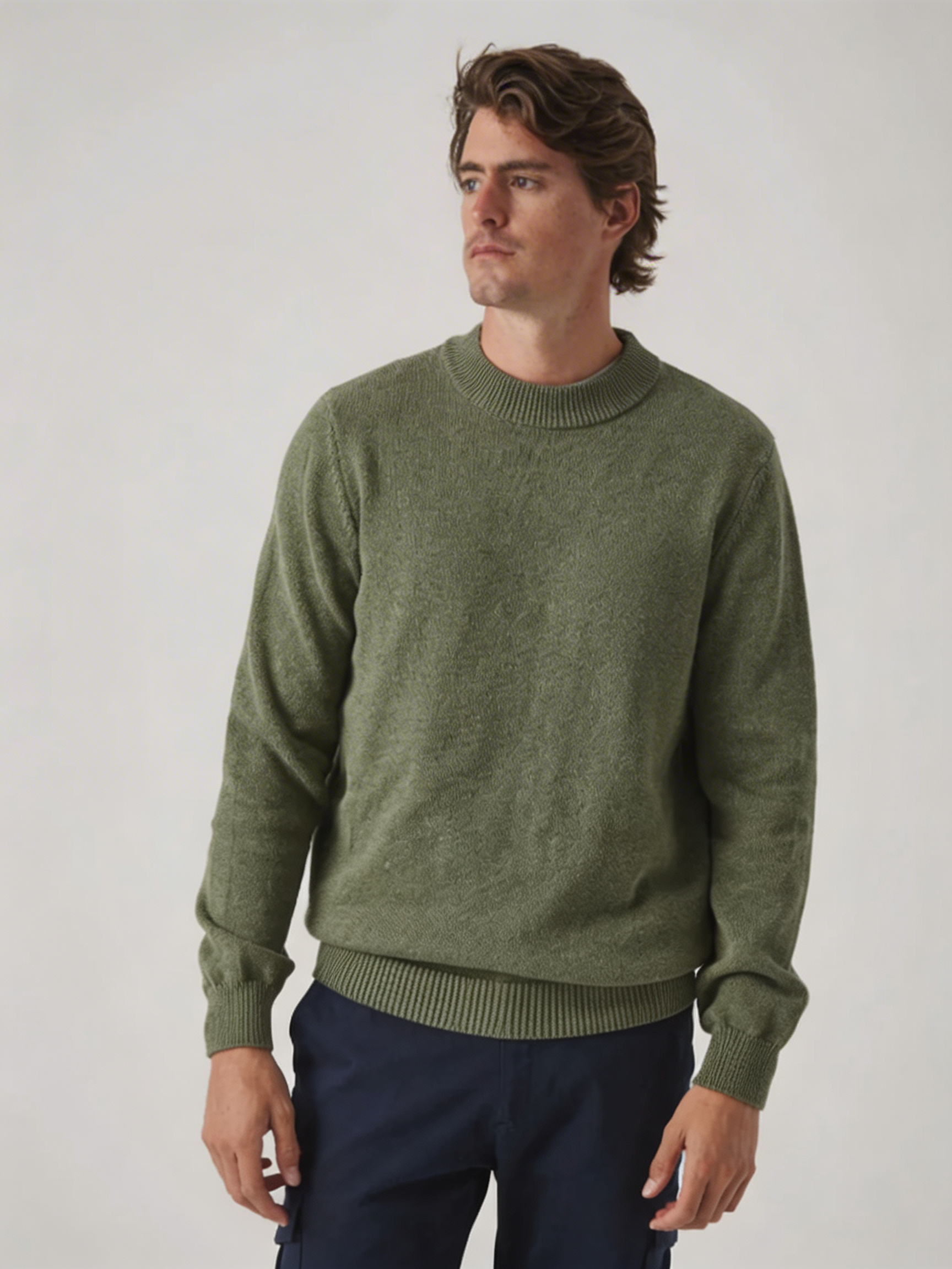 Jersey de Lana Merino - Verde