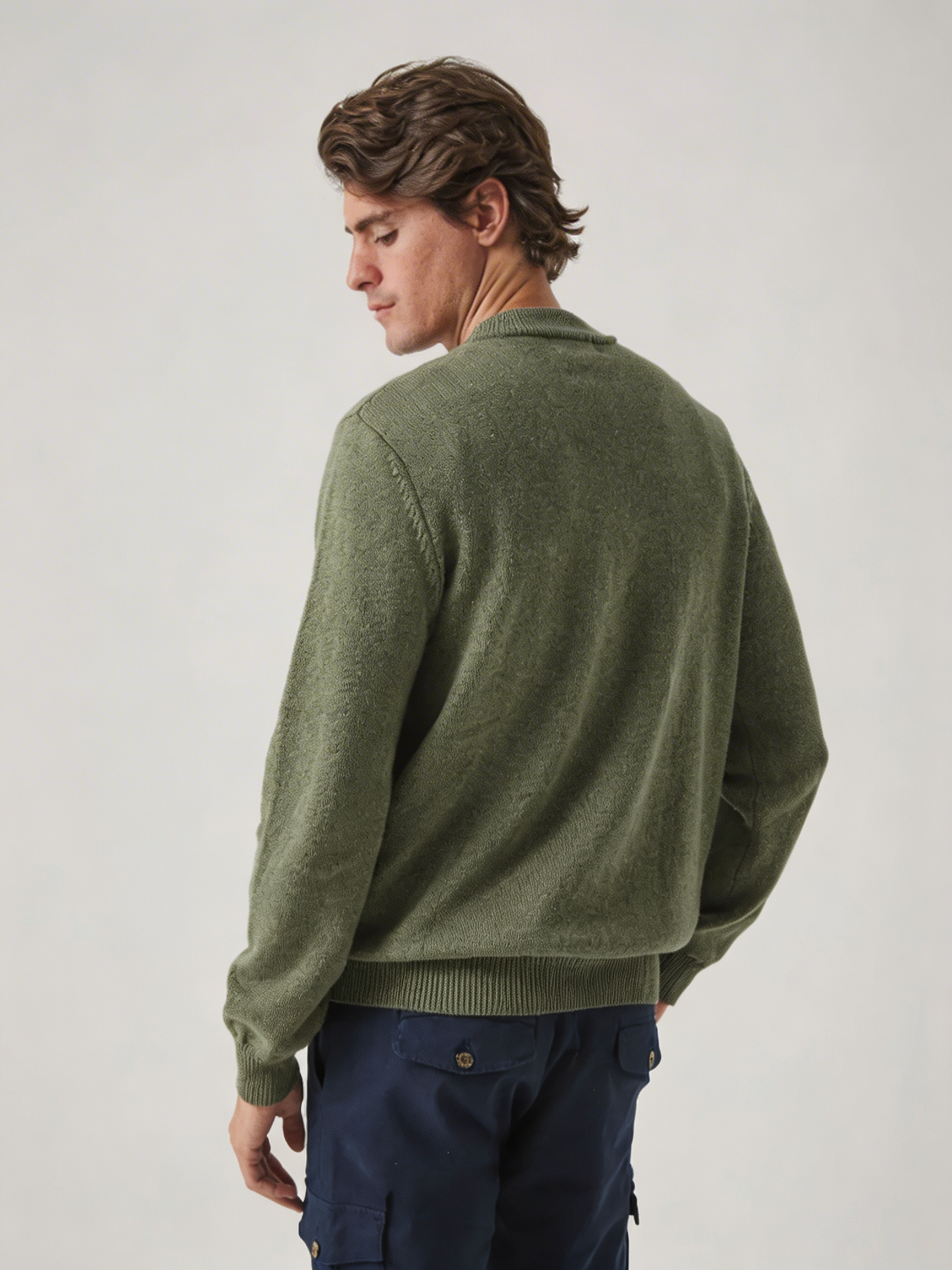 Jersey de Lana Merino - Verde