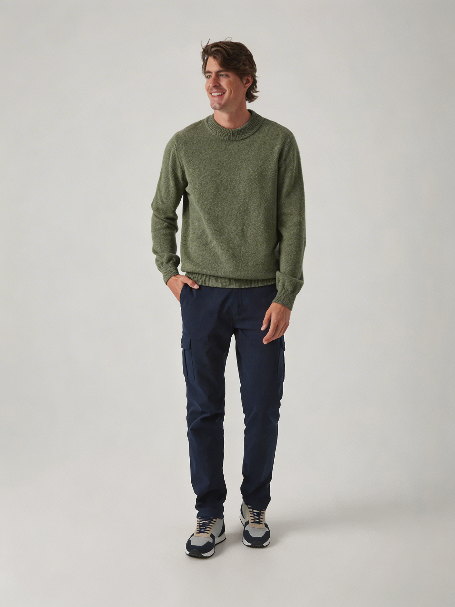 Jersey de Lana Merino - Verde
