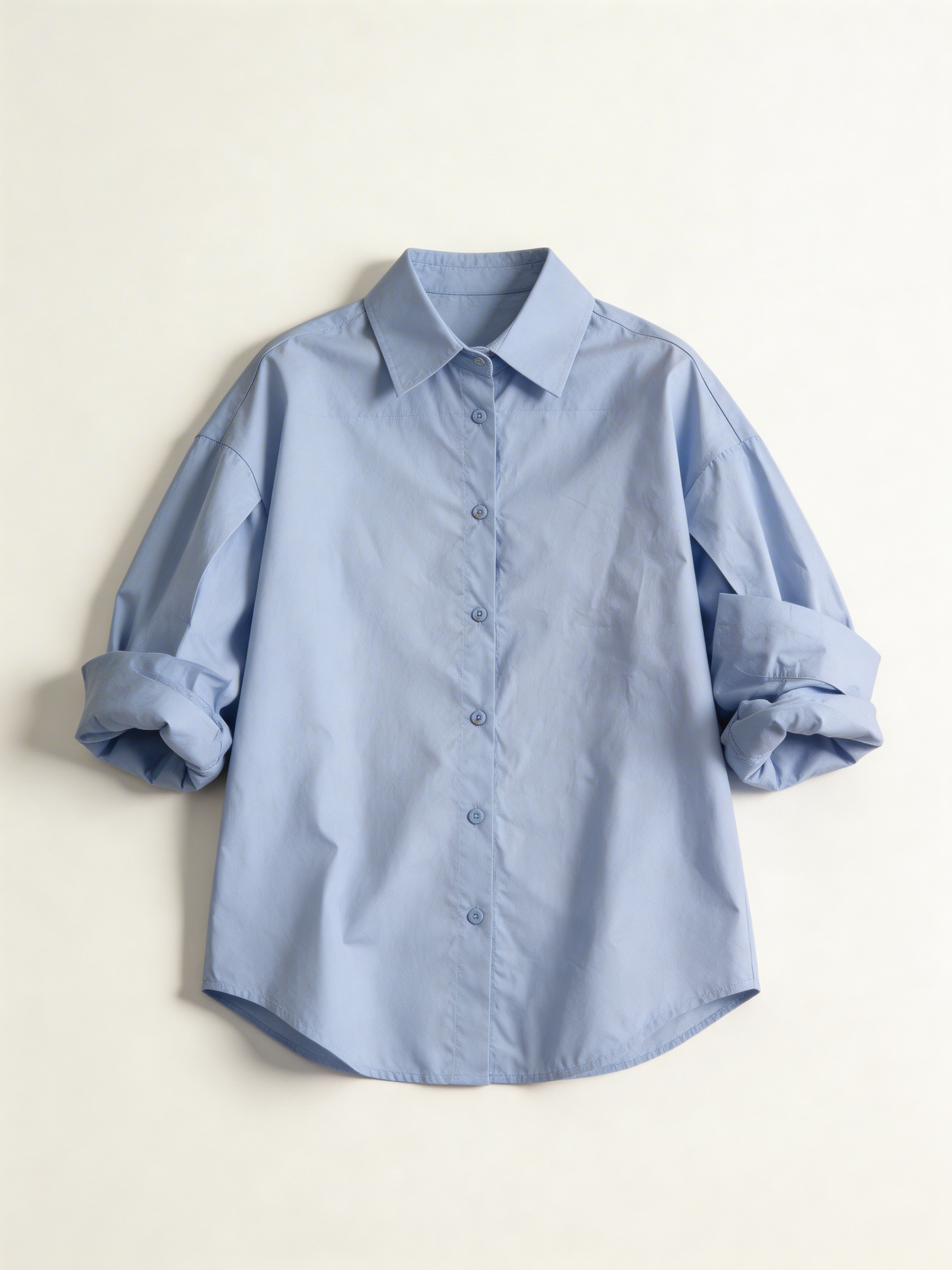 Camisa azul oversize