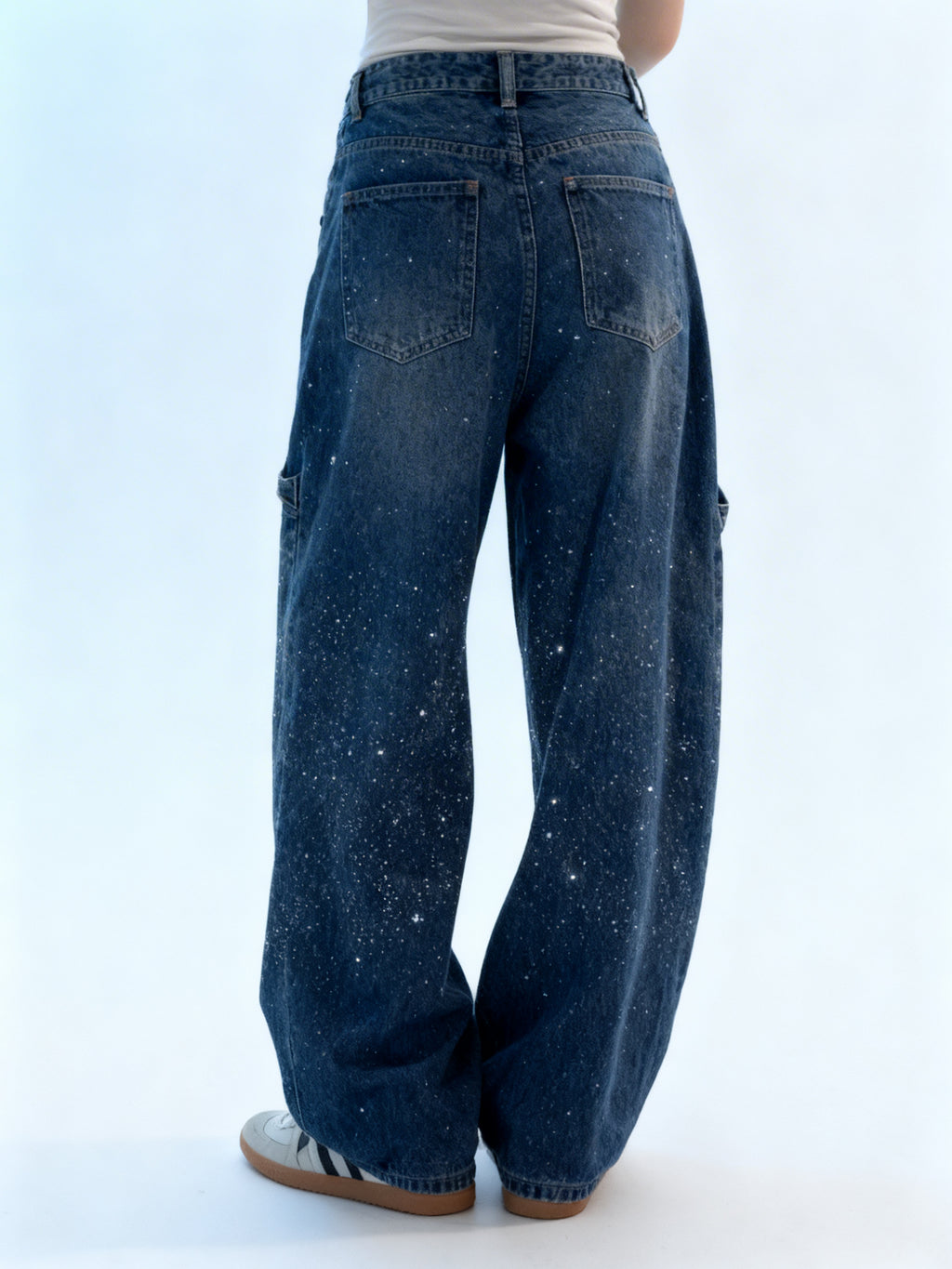 Denim carpenter con corte ancho