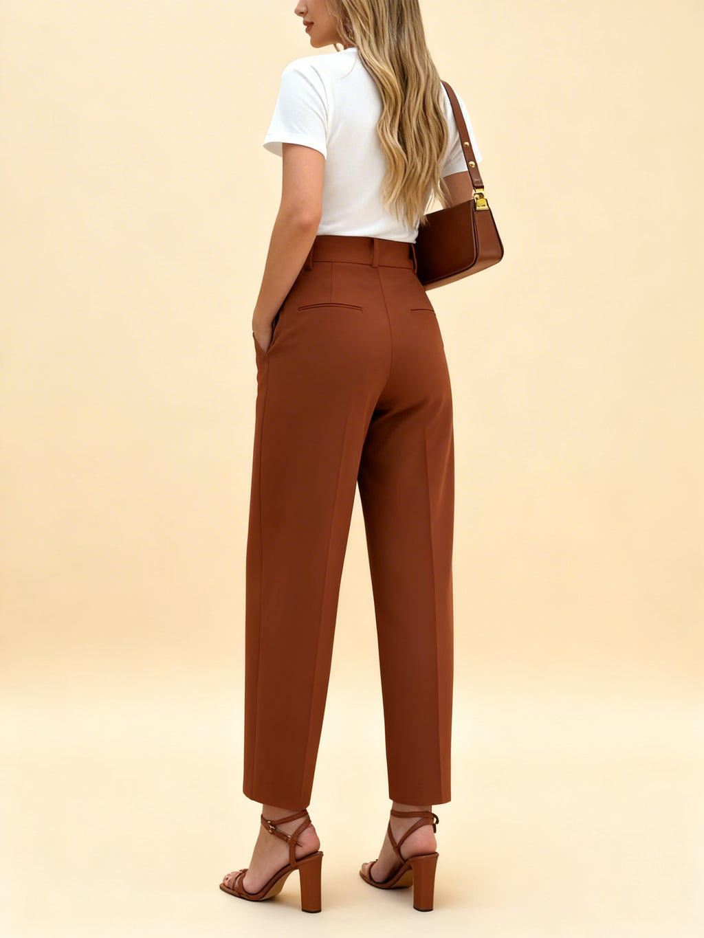 Pantalón de pinzas wide leg