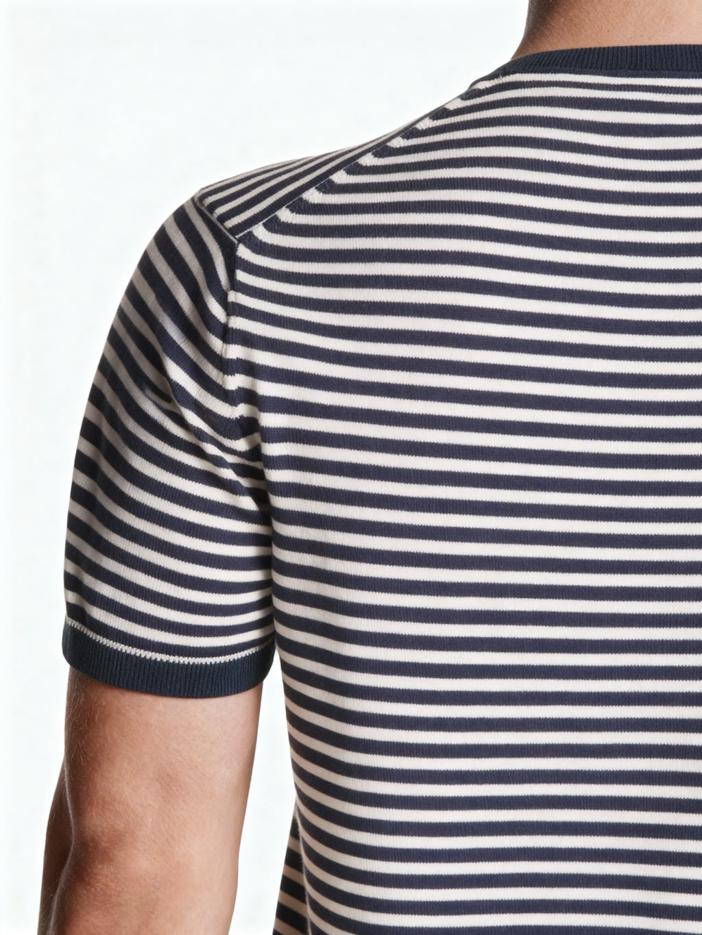 Camiseta a Rayas Navy - Estilo Naútico