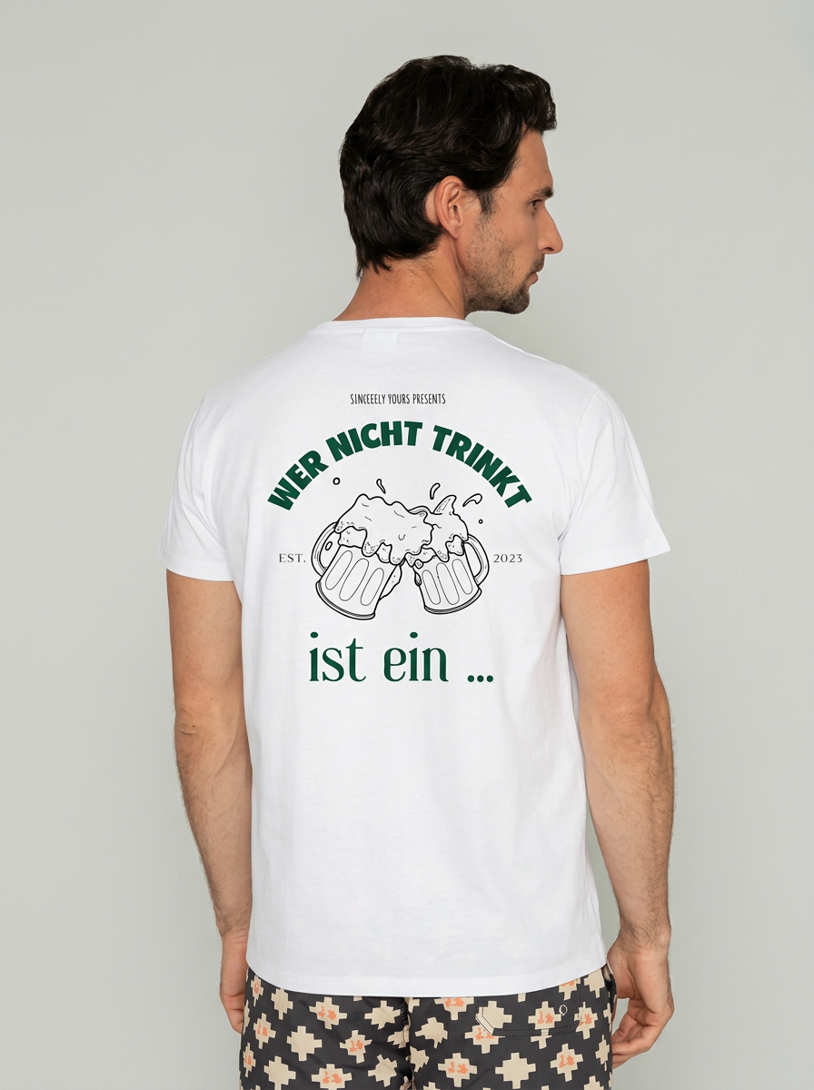 Camiseta con estampado back print 'Its ein'