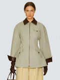 Chaqueta bomber verde